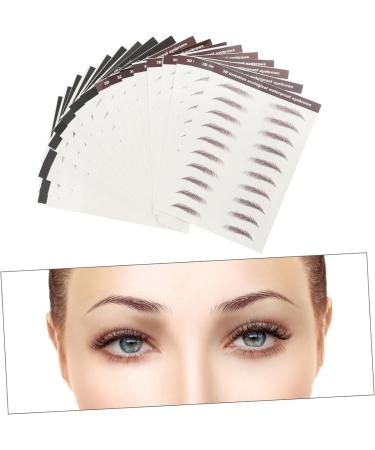 Beavorty Instant Transfer Eyebrows Authentic Eyebrows 18pcs Creative Long Lasting Fashion Hair-Like Imitation Eye Sticker Eye Stickers Brow - Buy Online on GoSupps.com