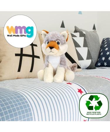 Deluxe Paws Plush Eco Toy - Cuddly Soft 100% Recycled Material (Wolf) - Buy Online on GoSupps.com