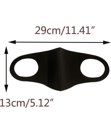 Riou 5-Piece Strass Mouth & Nose Protection - Reusable Washable Cotton Masks for Women | Breathable Glitter Motif Design - Buy Online on GoSupps.com