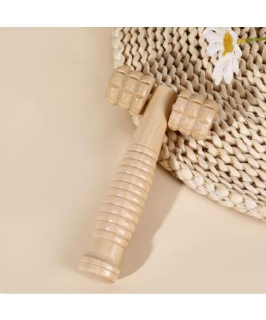 Shop Lurrose Wooden Massage Roller & Gua Sha Tool | Premium Face & Head Massage Device for Relaxation - International Shipping Available - Buy Online on GoSupps.com
