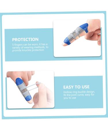 NOLITOY Thumb Splints for Fractured Thumbs - Durable Fingerboard Bandages with Metal Bracket for Sports - 8x2.4x0.4cm Blue - Buy Online on GoSupps.com