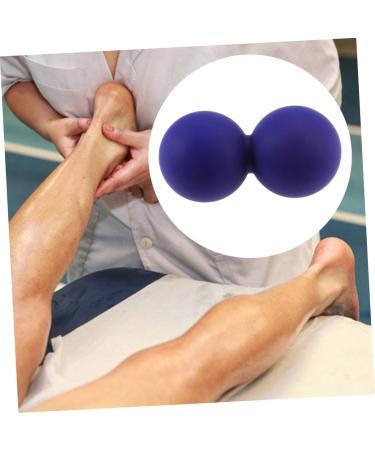 Buy Beavorty 2-St Peanut Massage Ball | Double Fitness Scooter & Silicone Yoga Roller for Foot Sole Relief - Buy Online on GoSupps.com