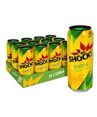 Big Shock sro BIG SHOCK Exotic Juicy Energy Drink 12 x 500 ml blik