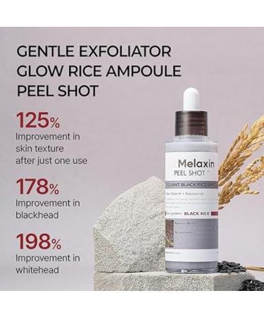 DrMelaninn Peel Shot Exfoliant Riz noir 80 ml+riz blanc 80 ml - Buy Online on GoSupps.com