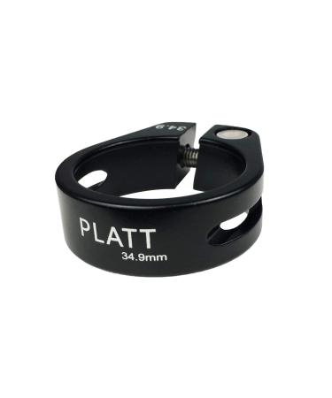 PLATT Bike Seat Post Clamp Aluminium Alloy Bicycle Seatpost Collar 28.6mm / 31.8mm /34.9mm Black 31.8mm - Buy Online on GoSupps.com