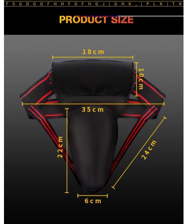 Mens Groin Protector - Boxing, MMA, Kickboxing & Muay Thai Abdominal Guard - Buy Online on GoSupps.com