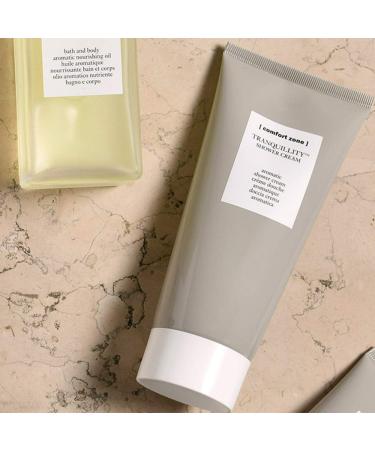 Comfort Zone Tranquillity Shower Cream - 200 ml Bottle - Aromatic Amaranth Essential Oils - Silky Smooth Skin - Natural Ingredients - For Shower - Buy Online on GoSupps.com