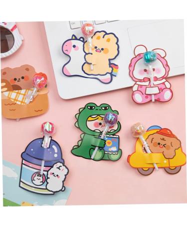 Alipis 120 Pcs Lollipop Card Lollipop Holder Card Greeting Card Decor Lollipops Cartoon Candy Lollipop Holder Vday Party Favors Lovely Candy Holder Lollipop Supplies Candy Stand Tool As Shownx2pcs 9X7.9CMx2pcs - Buy Online on GoSupps.com