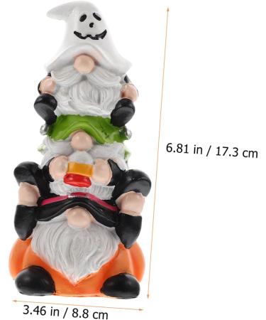 CIMAXIC Dwarf Statue Ornament Garden Gnomes Statues Decor for Halloween Prop for Halloween Gnome Decor Resin - Buy Online on GoSupps.com