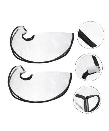 POPETPOP 4 Pcs Shampoo Funnel Sheer Cape Hair Salon Apron Hairdressing Tool Baking Oil Hair Care Product 57x25cmx2pcs Assorted Colorx2pcs - Buy Online on GoSupps.com