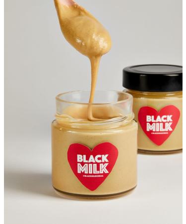 Black Milk Hazelnut Cream Spread 2x230g - Made In Italy - Bake or Spread - Gluten Free - Two Jars - Buy Online on GoSupps.com