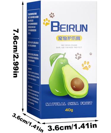 Moisturizing balm for dog paws - Natural moisturizing balm for protecting dog paws - 40 g - Effective foot care for pets - Paw balm for - Buy Online on GoSupps.com