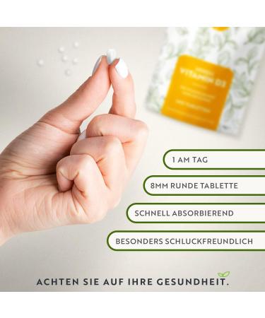 Vitamin D 2000 I.E - 400 Vegetarian Tablets | High-Dose Vitamin D3 for Bones Teeth Muscles & Immune Support - Nutravita - Buy Online on GoSupps.com