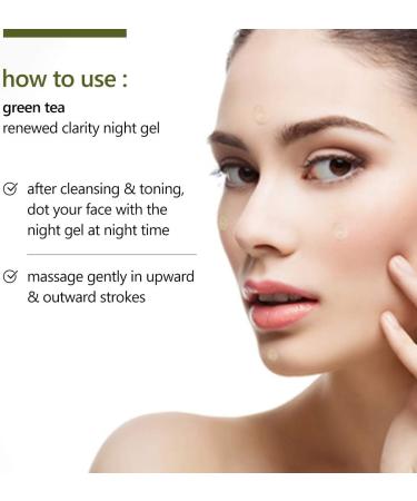  Plum Plum Green Tea Night Toning and Renewing Clarity Gel 250 ml (pack of 2) for oily and acne-prone skin vegan skincare - Buy Online on GoSupps.com