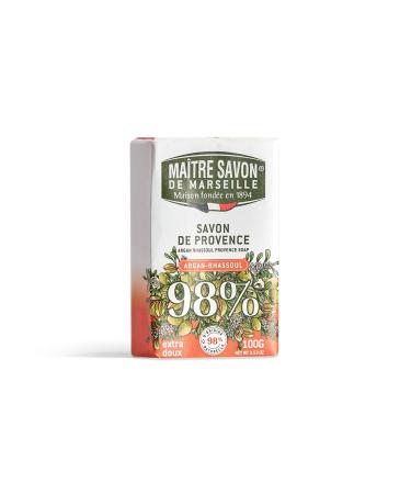 Buy Provence Argan Rhassoul Soap Bar 100g - Natural Skincare | International Shipping Available - Buy Online on GoSupps.com