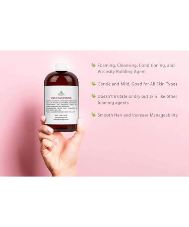 Dr Joe Lab Glucoside Natural Surfactant - 16 oz - Plant Derived + Coco Glucoside Surfactant 16 oz - Natural Foaming Cleanser - Buy Online on GoSupps.com