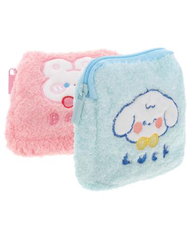 Healifty Period Pouch 2pcs Napkin Storage Bag Handbag Storage Organizer Travel Storage Bag Change Purse for Women Menstrual Pad Pouch Towel Pouch Napkin Pouch Period Pouches Napkins Bag