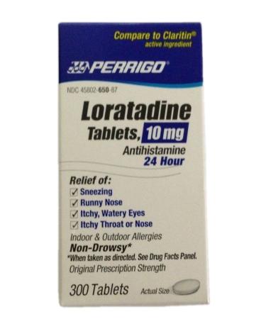 Perrigo Loratadine Tablets Blue 300 Count