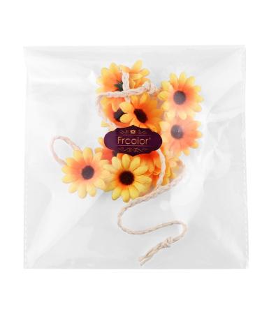 Flower Headband Daisy Crown - Yellow Bridal Headpiece & Hair Wreath for Weddings - International Shipping Available - Buy Online on GoSupps.com