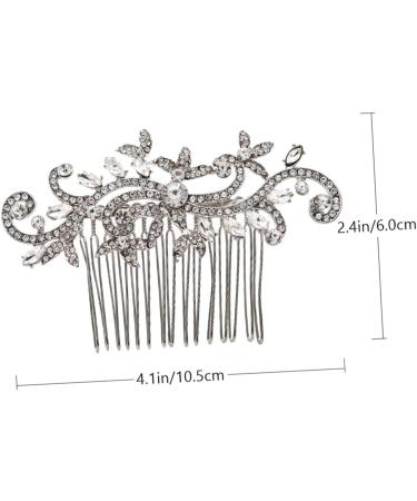 PLAFOPE 1pc Comb Rhinestone Bobby Pins Bridal Headpieces for Wedding Bride Hair Clip Headwear Decor Bride Headpieces for Wedding Rhinestone Headdress Pearl Hair Pin Pearl Hair Clip Alloy - Buy Online on GoSupps.com