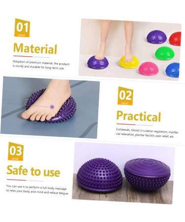 CLISPEED Durian Ball - PVC Outdoor Fitness - 16x16x8CM - Purple & Violet - International Shipping - Buy Online on GoSupps.com