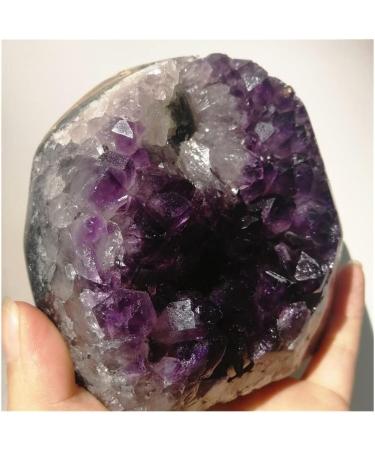 1.2kg Natural Amethyst Geode Amethyst Cluster Deep Purple Quartz Crystal Jewelry Stones - Buy Online on GoSupps.com