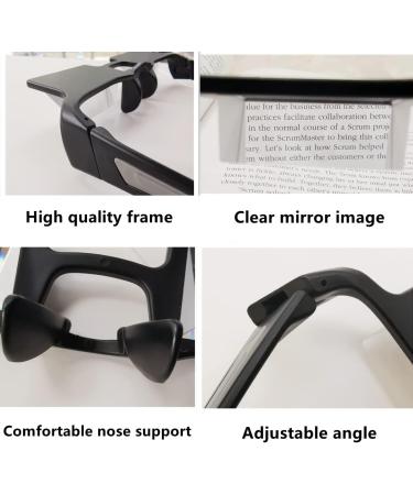 Changar Light Prism Glasses - 90 Vision Lazy Reading Glasses for Bed | Ideal for Watching TV & Phone - Buy Online on GoSupps.com