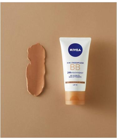 NIVEA BB 5-in-1 Day Cream with SPF 15 | 24-Hour Moisture | Buy Online - Buy Online on GoSupps.com