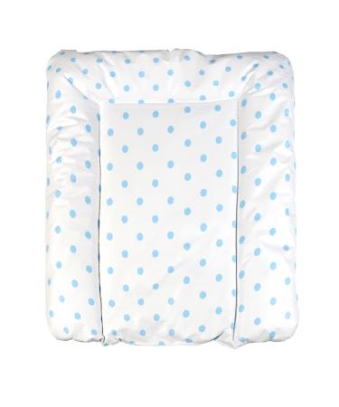 Baby'nness waterproof changing pad - high quality wipeable easy to clean - expand your changing area with diaper documents - dotted blue 50x70 cm 50x70 cm dotted blue