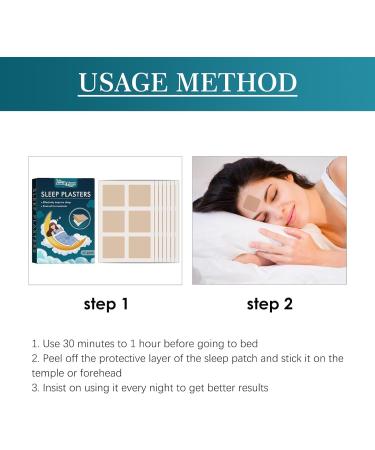 Sleeping Plasters for Adults - 42 Strong Insomnia Relief Plasters | Sleep Aid Gifts (84 PCs) for Men & Women - Buy Online on GoSupps.com