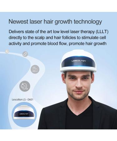 LESCOLTON FDA Cleared Hair Regrowth Laser Cap for Men & Women - Red Light Therapy for Thinning Hair - Buy Online on GoSupps.com