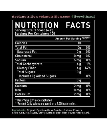 Psyllium Husk Powder Colon Cleanser - Strawberry Flavor | Supports Healthy Digestion, Detox & Weight Management | 100 Servings - Buy Online on GoSupps.com