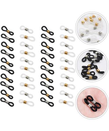 Stahad 80 Pairs Anti-Slip Buckles for Glasses Chains - Adjustable Silicone Straps for Sunglasses Clips & Belts - Color Sorted | 2x0.5cm (2pcs) - Buy Online on GoSupps.com