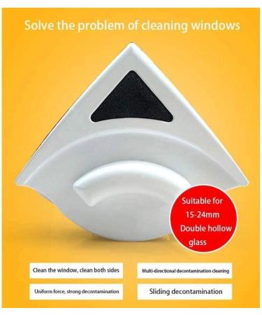 Window Wiper Glass Cleaner Brush Tool Double Side Brush Window Glass Brush 15-24Mm for Washing Household - Buy Online on GoSupps.com