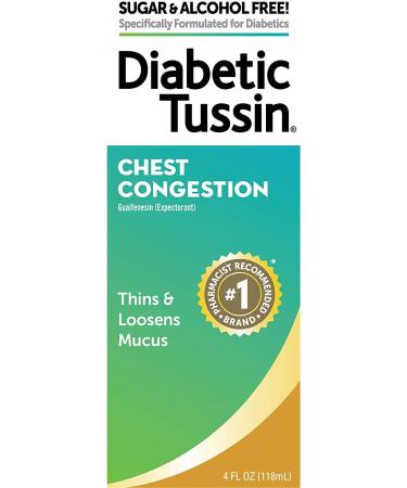 Diabetic Tussin Expectorant 4 Oz