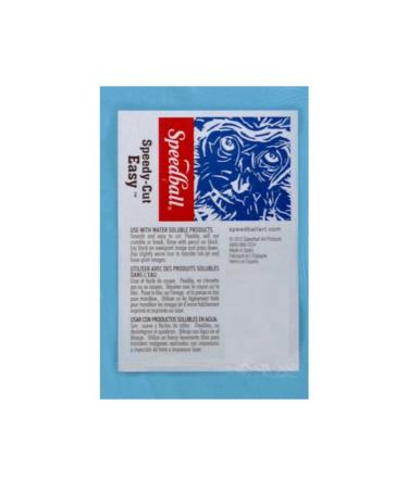 Speedball 4200 Speedy-Cut Easy Block Printing Carving Block - Blue 2 x 3 - Buy Online on GoSupps.com