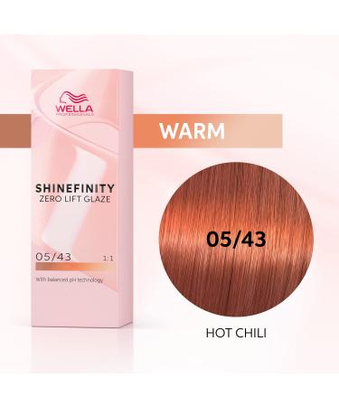 Wella Professional Shinefinity 05/43 Hot Chili 60ml - International Shipping Available | Shop Now - Buy Online on GoSupps.com