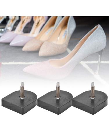 High Heel Tips Replacement Kit - 10 Pairs Women's Shoe Repair Dowels & Pin Tips (Black 16x16 - Buy Online on GoSupps.com