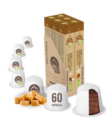 La Natura LIFESTYLE La Natura Lifestyle Pack of 10 Organic Coffee Caps Caramel Cream (6 MK)