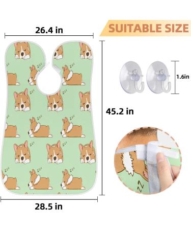 Beard Bib Apron for Men - Non-Stick Waterproof Hair Catcher for Shaving & Grooming | Perfect for Dogs & Painting - Buy Online on GoSupps.com