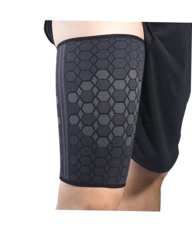 SUPVOX Thigh Protector Support for Basketball - Nylon 22.3x18cm Black - International Shipping Available - Buy Online on GoSupps.com