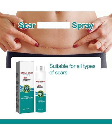 2pcs Advanced Scar Remove Spray & Cream Set (20g) - Physician Formulated Acne Scar Removal Gel | Moisturizing & Diminishing Results - Buy Online on GoSupps.com