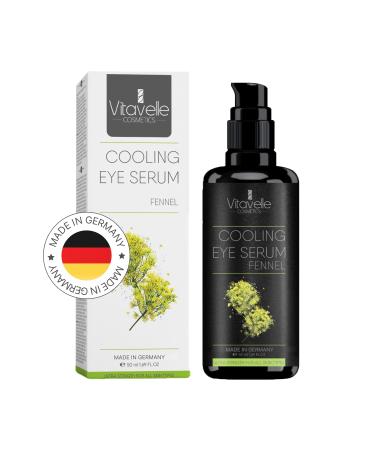 Eye Serum Under Eye Cream for Dark Circles and Puffiness   Cooling  Hydrating Under Eye Serum with Pure Fennel Extract   Eye Cream Anti Aging to Moisturize & Depuff   Zero Paraben Eye Gel by Vitavelle - Buy Online on GoSupps.com