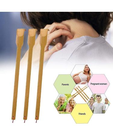Bamboo Massager Back Scratcher - Durable Wooden Anti-Scratch Health Massage Tool for Ultimate Relaxation - Buy Online on GoSupps.com