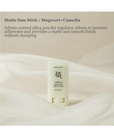 Buy Beauty of Joseon Matte Sun Stick - Mugwort & Camellia (18g) | SPF Protection - Buy Online on GoSupps.com