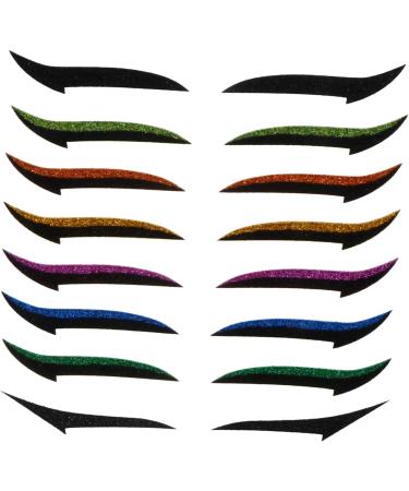 NOLITOY 108 Pairs Glitter Eyeliner Self- Eyeliner Sticker Makeup Women Eyeliner Sticker Eyes Tool Miss - Buy Online on GoSupps.com