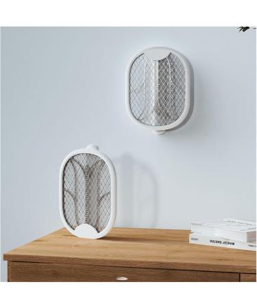 Folding Electric Mosquito Lamp Swatter 3 in 1 USB Rechargeable UV Light Mosquito Fly Killer Bug Zapper Camping Antimosquitos X White - Buy Online on GoSupps.com