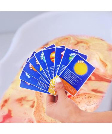 9 Solar System Bath Bombs Gift Set with Educational Planet Fact Cards - Science Kits for Kids, Boys & Girls - Bath Toy Birthday Presents - Buy Online on GoSupps.com
