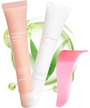Women's Face Hair Removal Cream - Body Hair Removal with Moisturizing Effect Hair Removal Kit for Women Beard Eyebrow Chin Lip Upper Neck Body and Face at Home - Buy Online on GoSupps.com