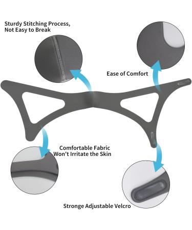 Anti Snore Chin Strap for CPAP Users | Breathable Stop Snoring Sleep Aid | Adjustable Jaw Support Belt for Men Women (Grey) - Buy Online on GoSupps.com